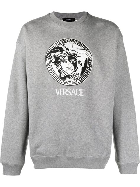 versace collection sweatshirt nero pusccgpg|farfetch Versace sweaters.